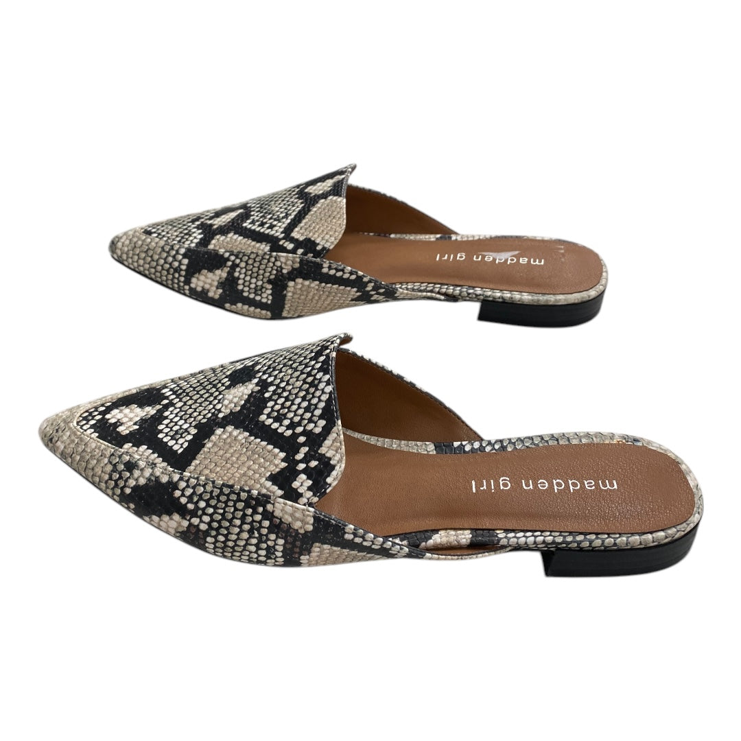 Shoes Flats By Madden Girl In Animal Print, Size: 8