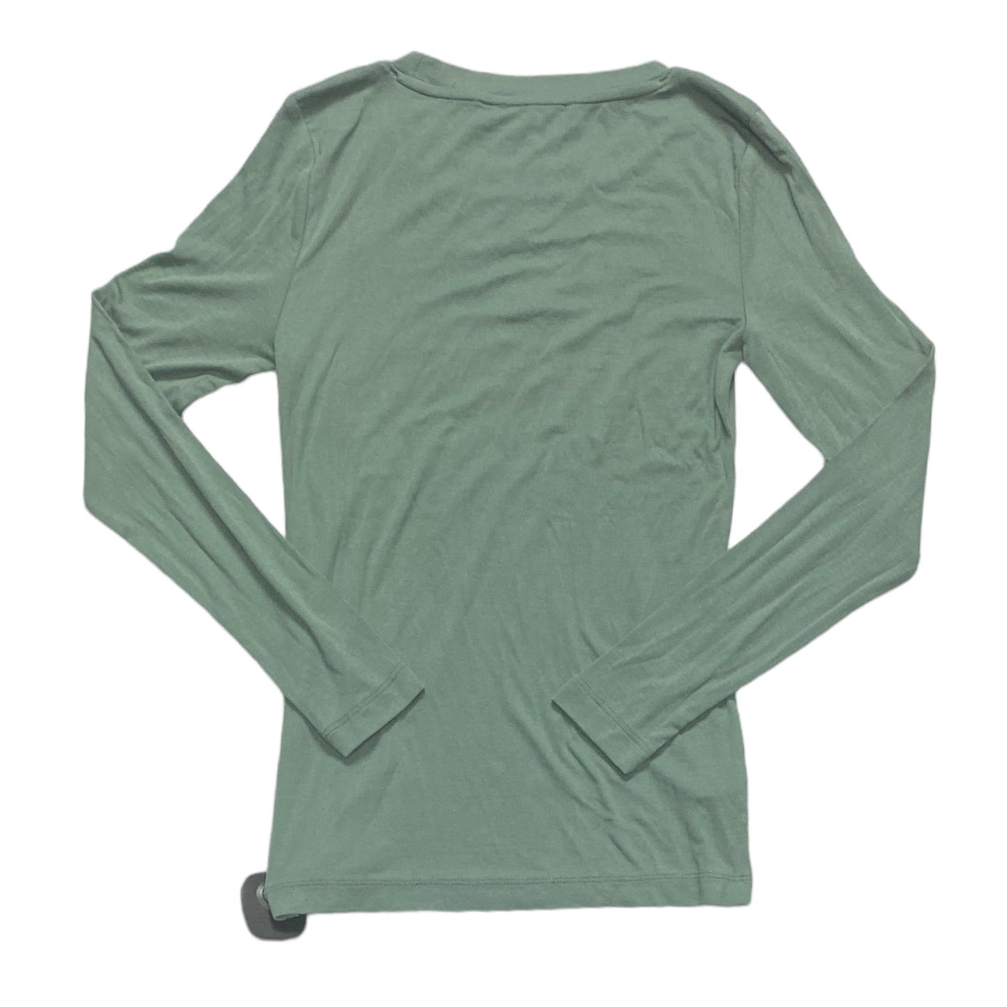 Green Top Long Sleeve Loft, Size S