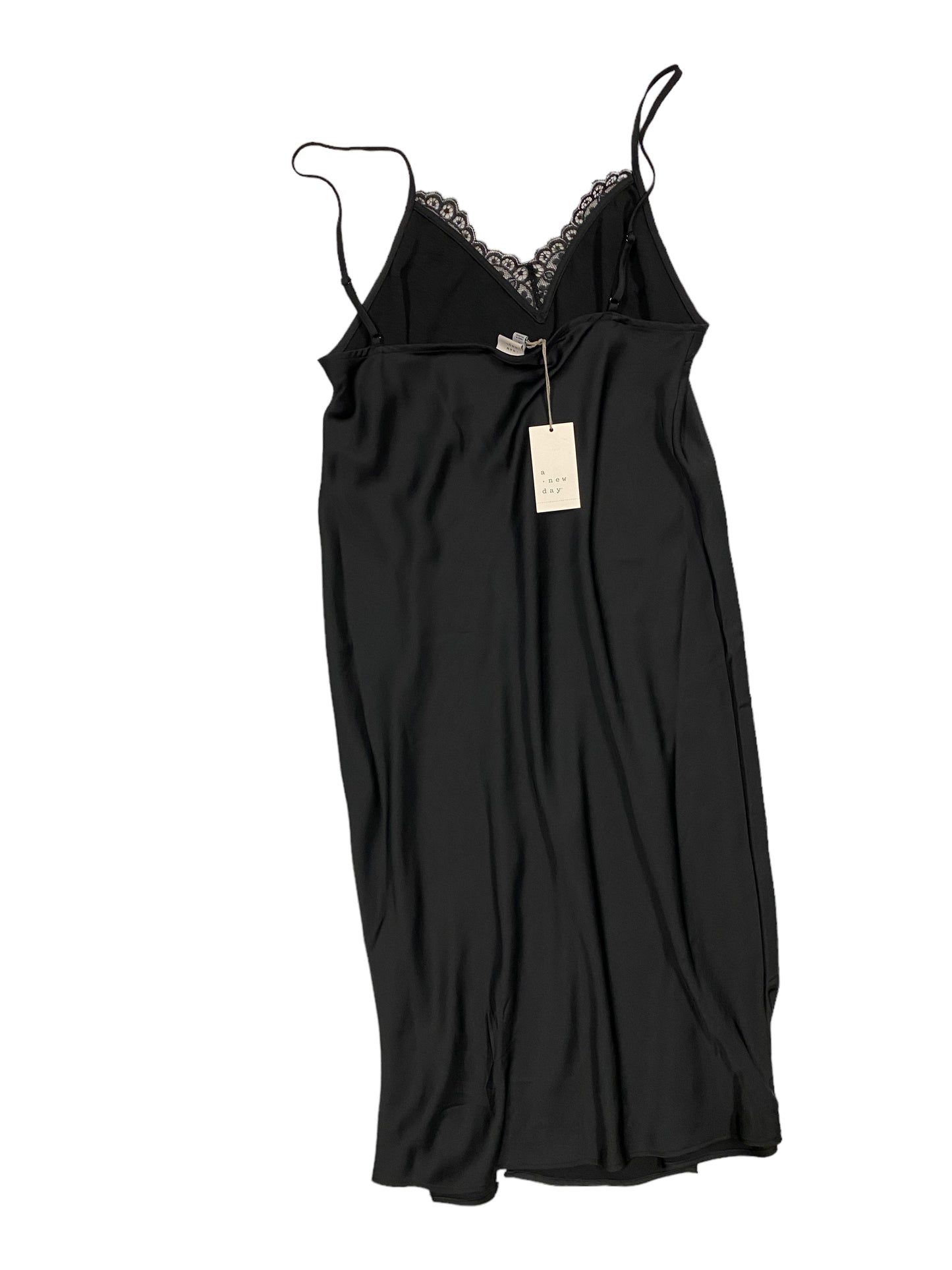 Black Dress Casual Midi A New Day, Size M