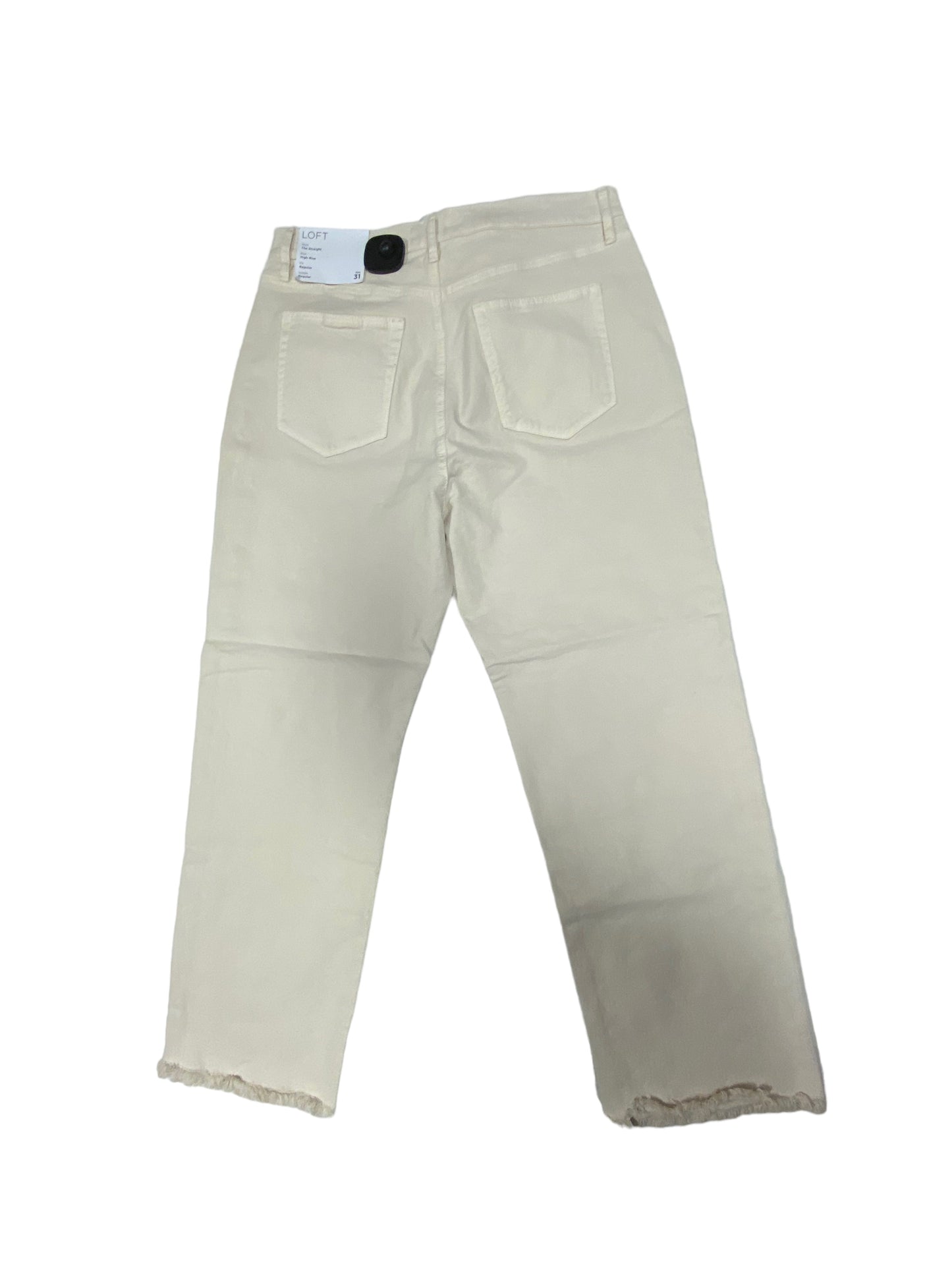 Cream Jeans Straight Loft, Size 12