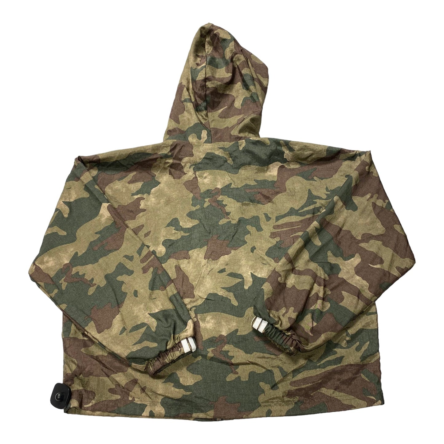 Camouflage Print Athletic Jacket Adidas, Size M