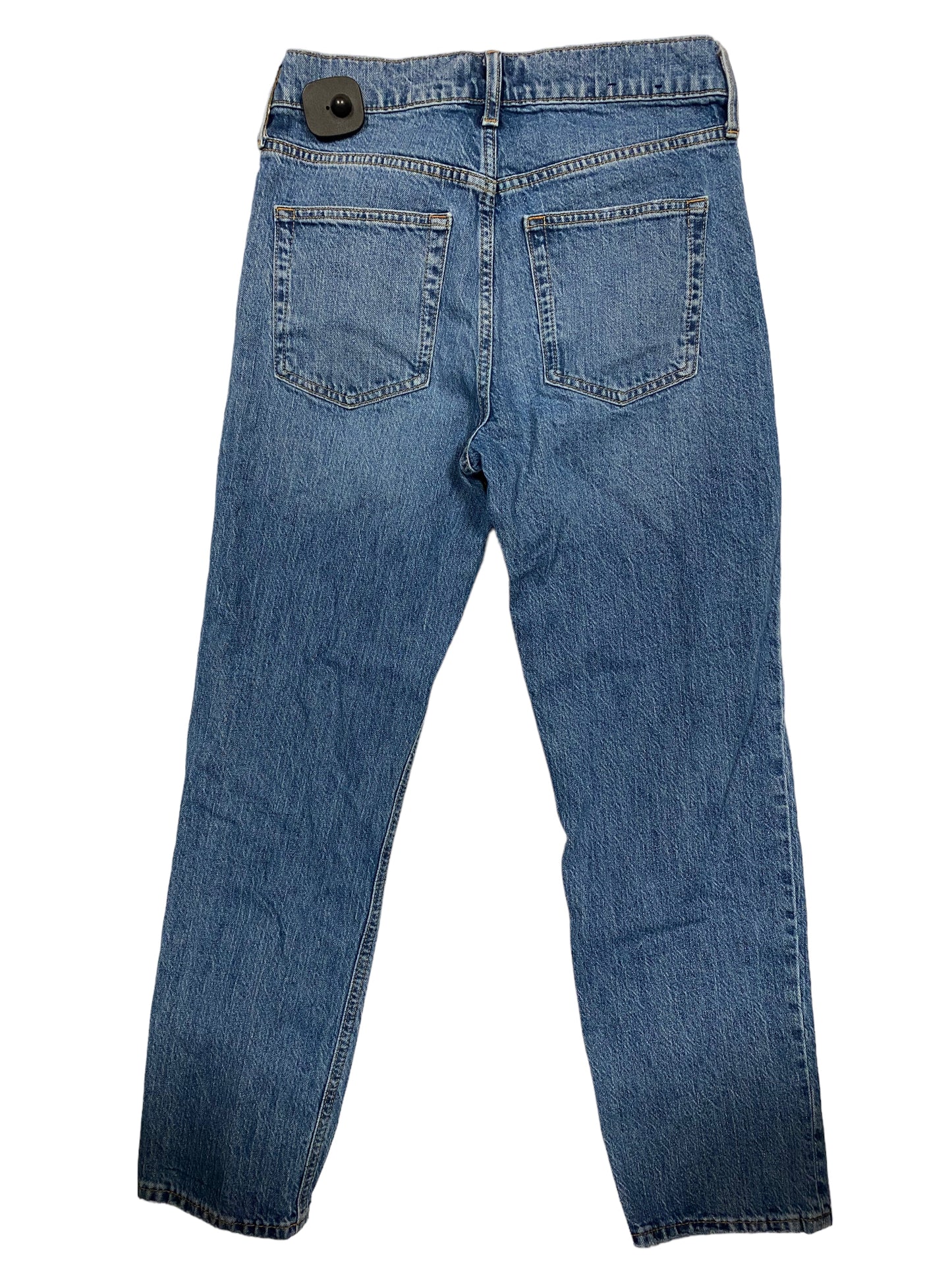Blue Denim Jeans Straight Gap, Size 6