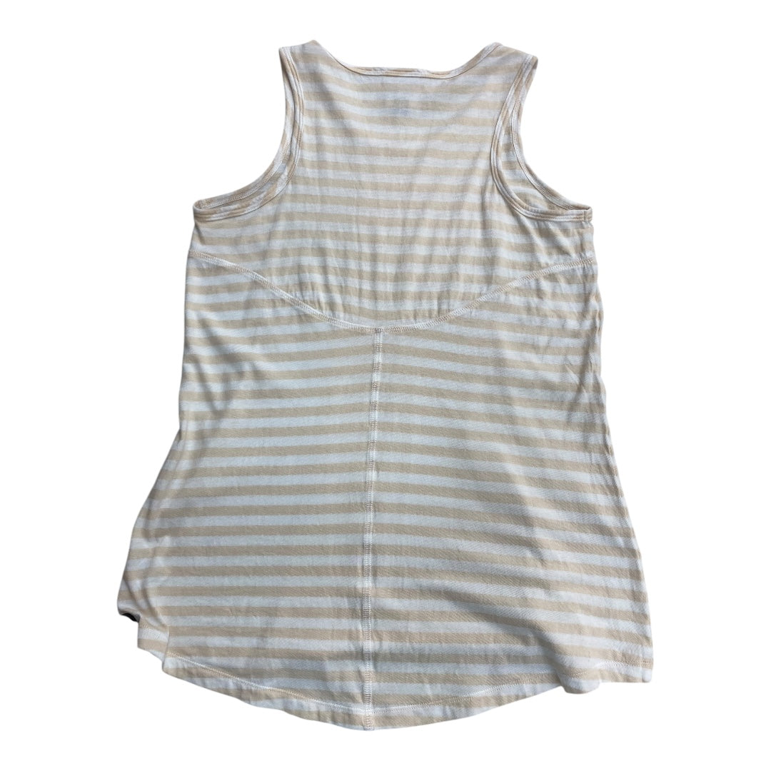 Top Sleeveless By Cabi In Striped Pattern, Size: Xs