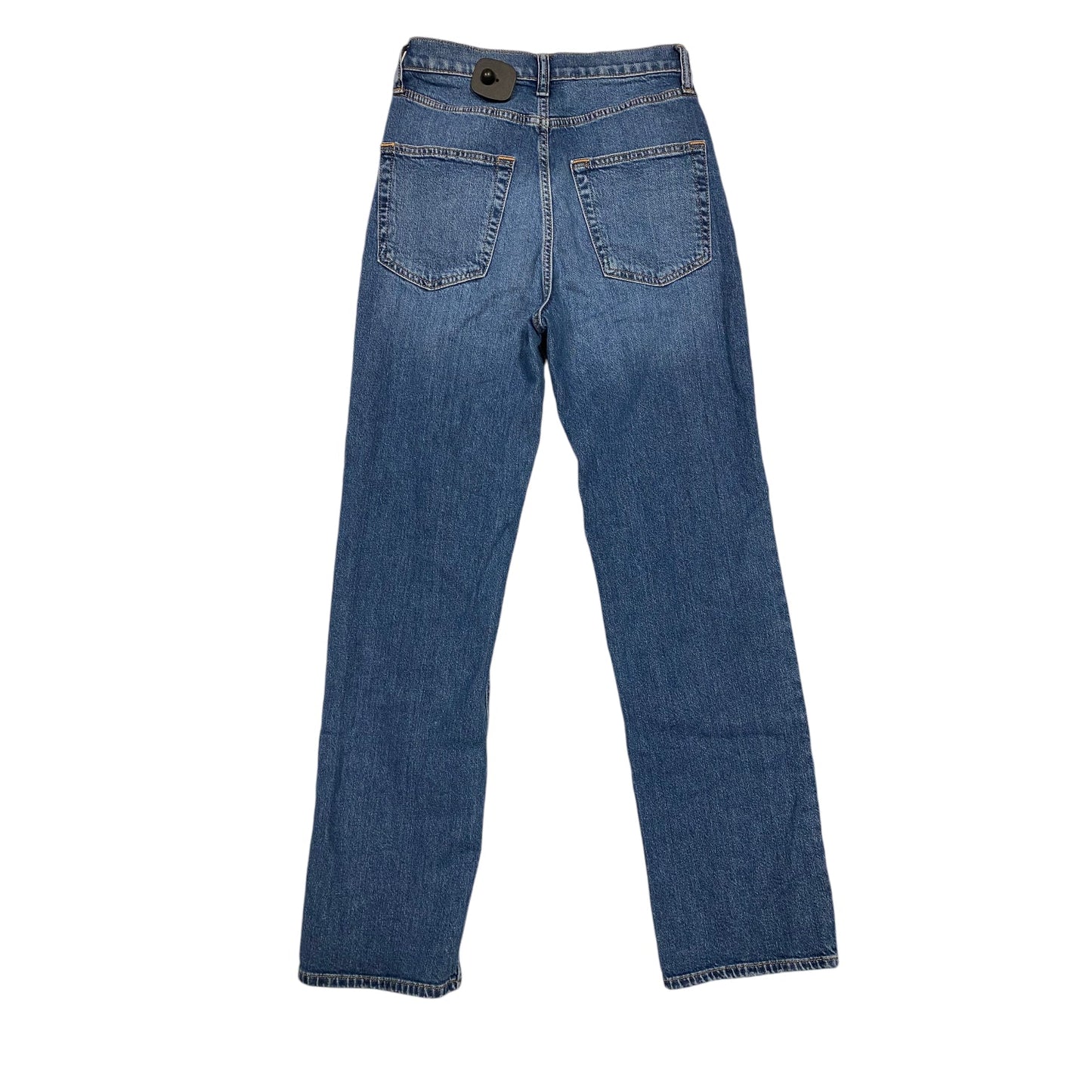 Jeans Straight By Gap In Blue Denim, Size: 0