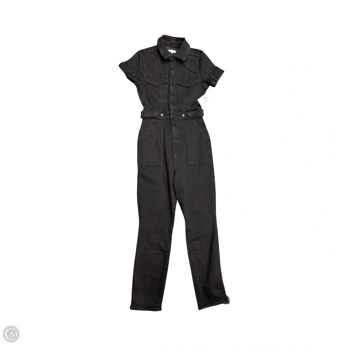Jumpsuit By Good American In Black Denim, Size: M
