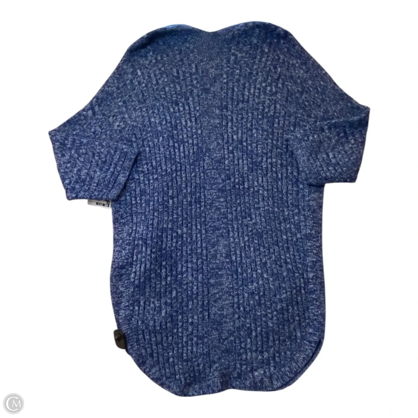 Sweater Cardigan By Gap In Blue, Size: L