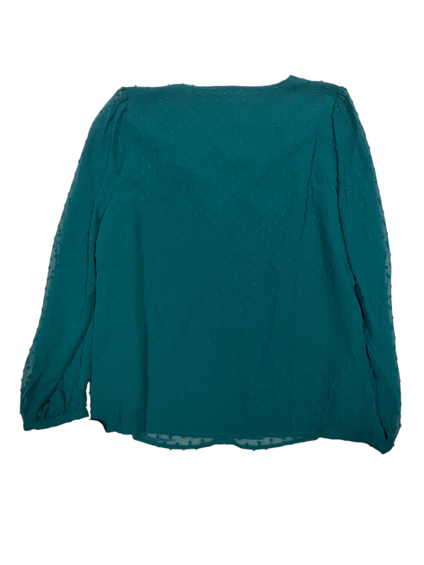 Top Long Sleeve By J. Crew In Green, Size: M