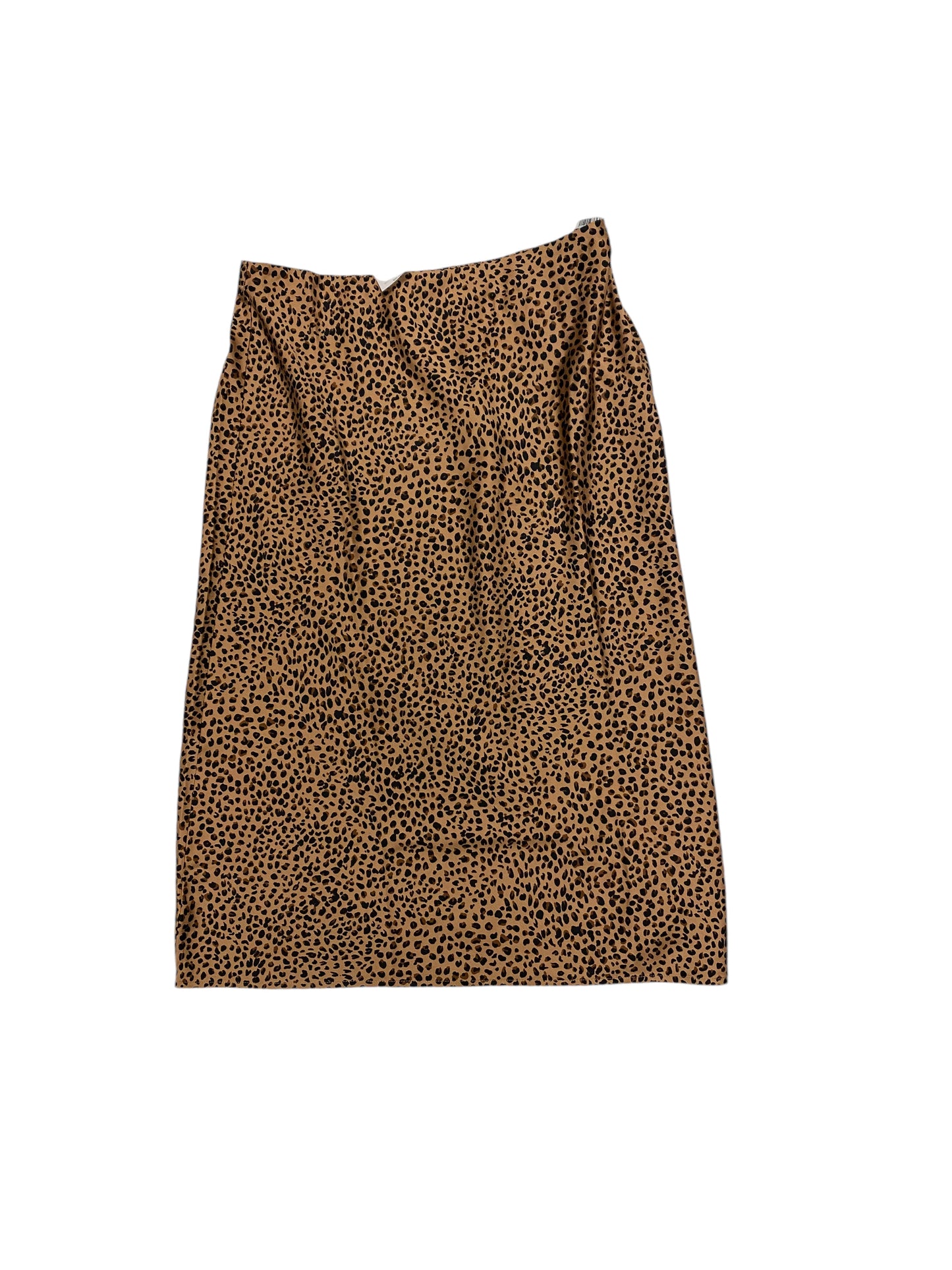 Skirt Midi By J. Crew In Animal Print, Size: M