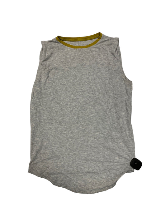 Athletic Tank Top By Lululemon In Grey, Size: S