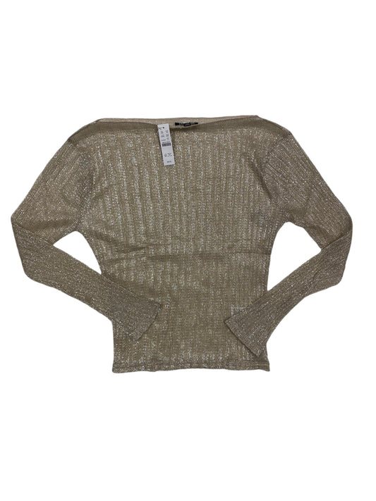 Top Long Sleeve By J. Crew In Gold, Size: S