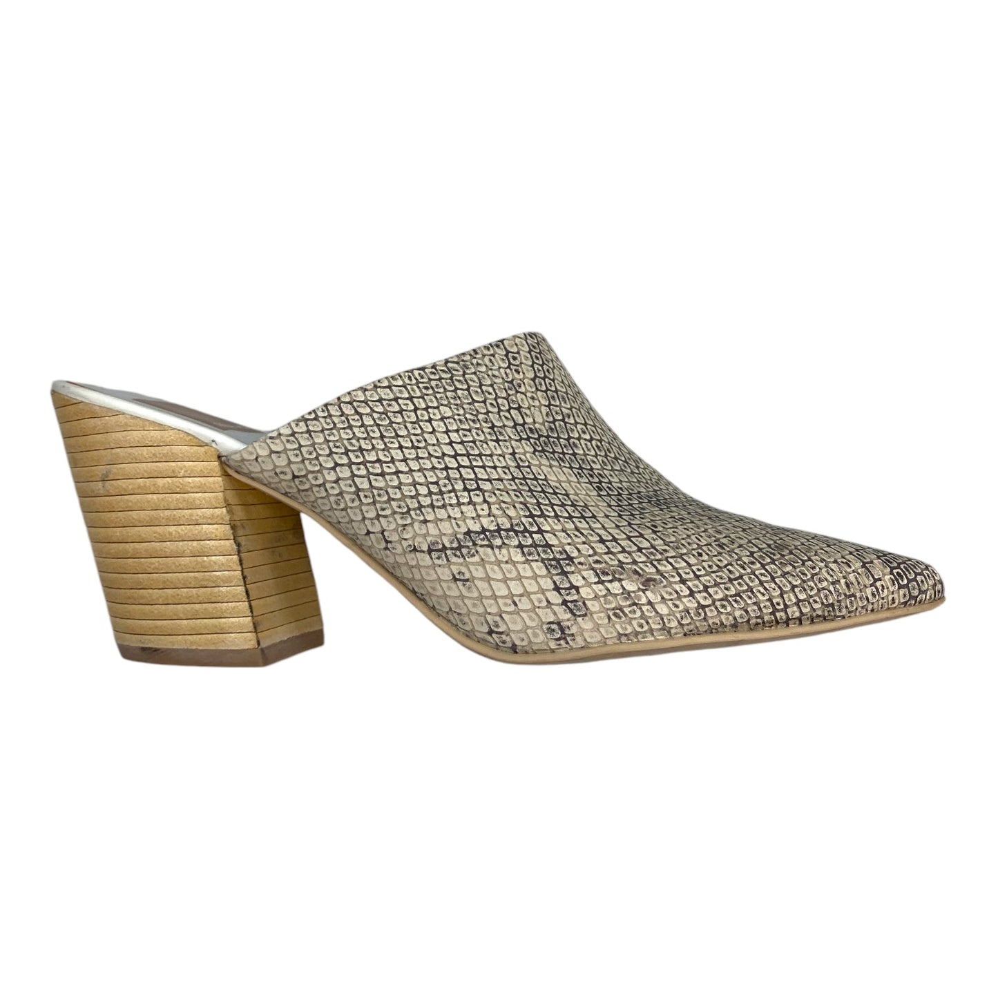 Shoes Heels Block By Dolce Vita In Snakeskin Print, Size: 8