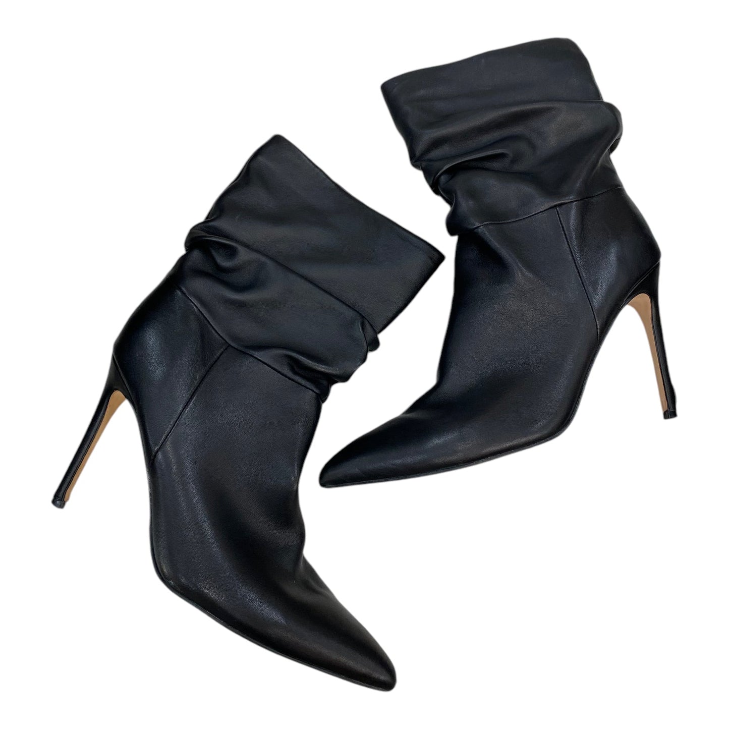 Boots Ankle Heels By Nine West In Black, Size: 12