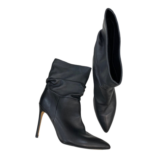 Boots Ankle Heels By Nine West In Black, Size: 12