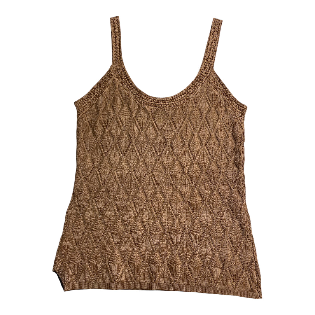 Top Sleeveless By White House Black Market In Brown, Size: S