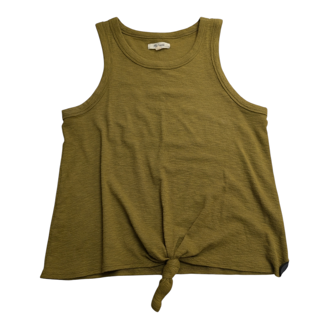 Top Sleeveless By Madewell In Green, Size: S