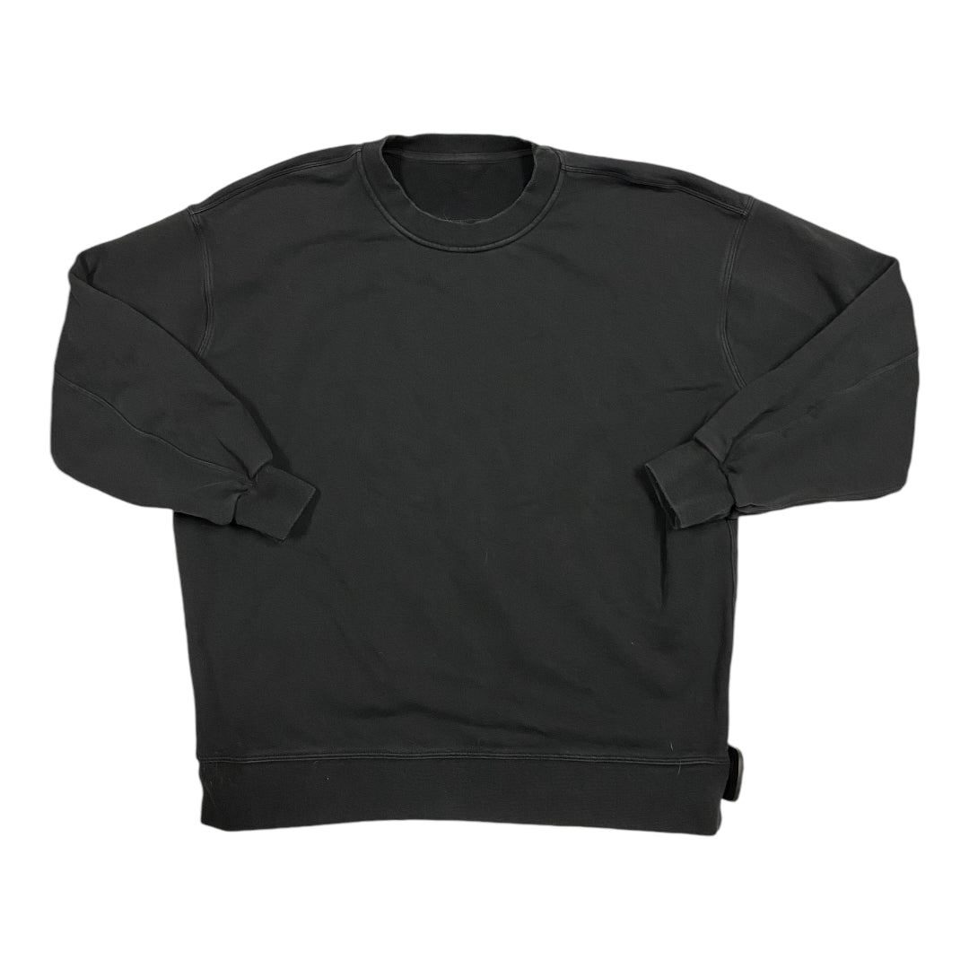 Athletic Sweatshirt Crewneck By Lululemon In Black, Size: S