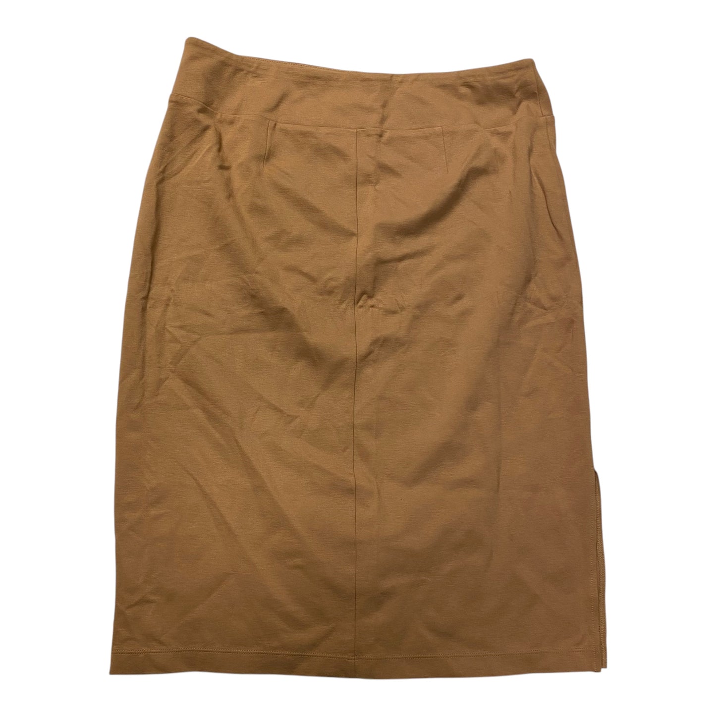 Skirt Midi By Nine West In Tan, Size: Xl