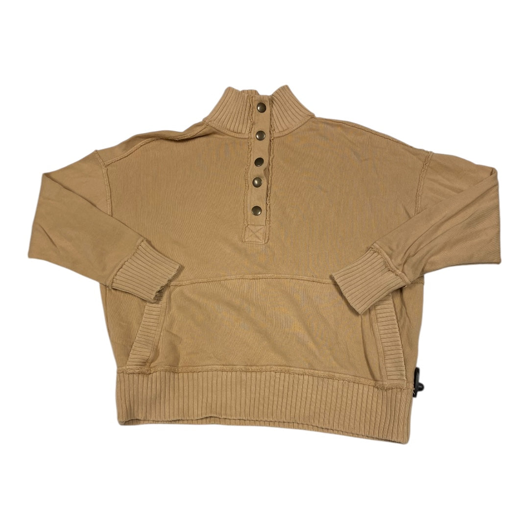 Top Long Sleeve By Aerie In Tan, Size: Xs