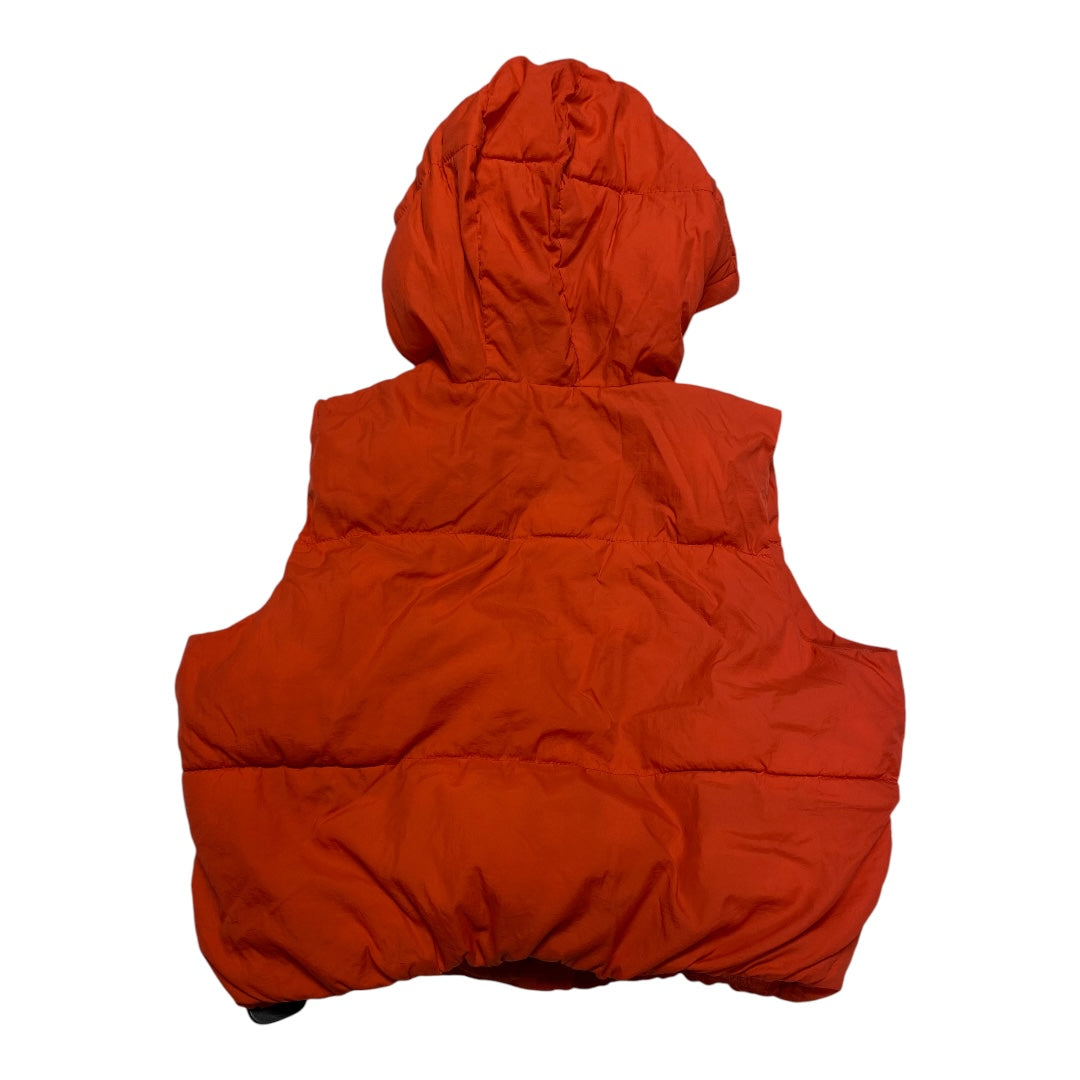 Vest Puffer & Quilted By Love Tree In Orange, Size: M