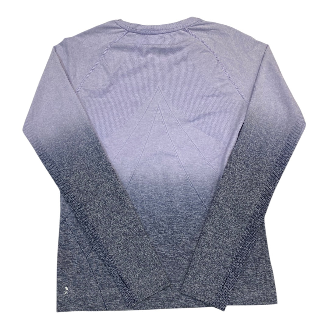 Athletic Top Long Sleeve Collar By All In Motion In Purple, Size: S