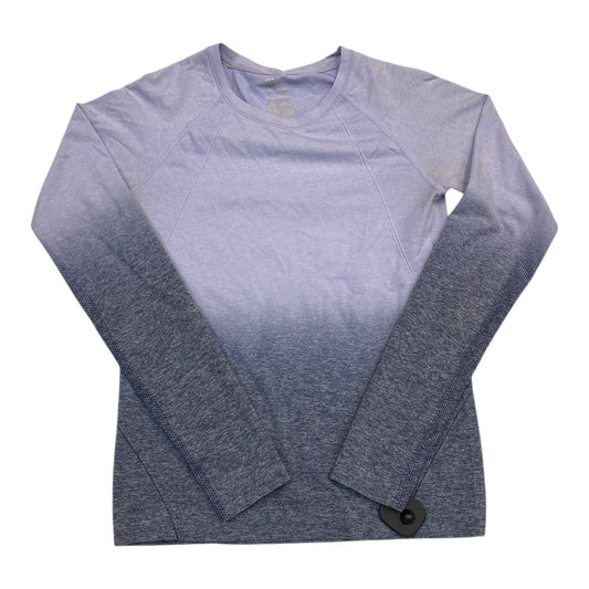 Athletic Top Long Sleeve Collar By All In Motion In Purple, Size: S