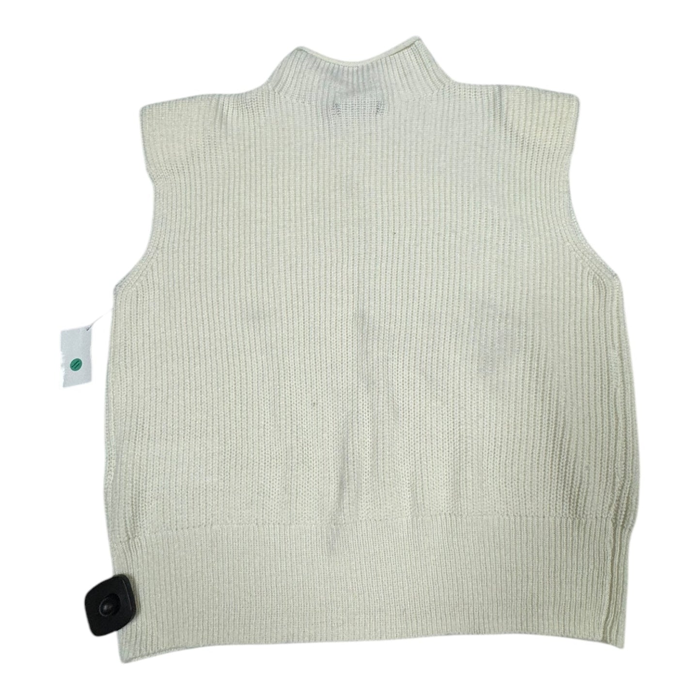 Sweater Top Sleeveless By Vero Moda In Cream, Size: Xl