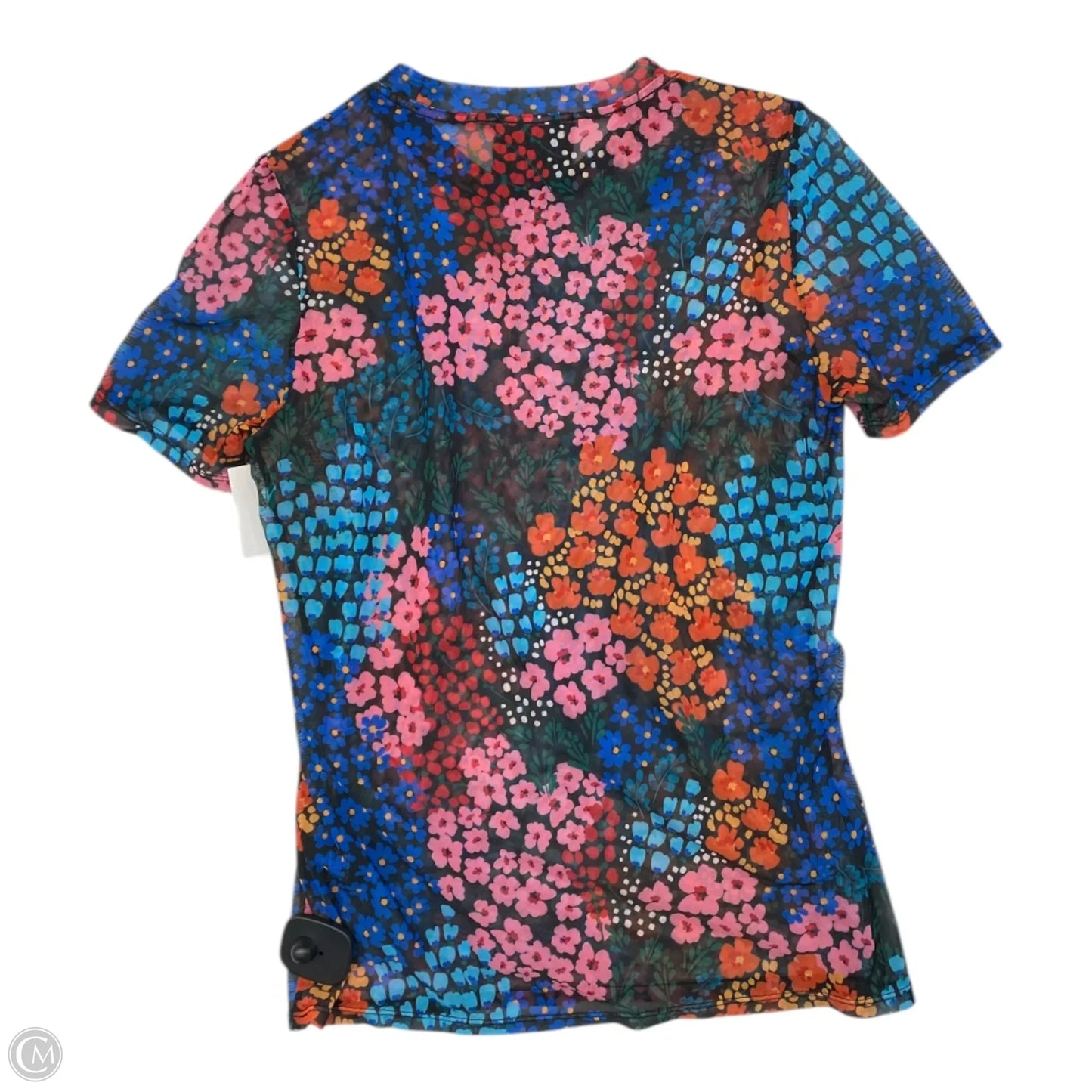 Top Short Sleeve Designer By Johnny Was In Multi-colored, Size: S