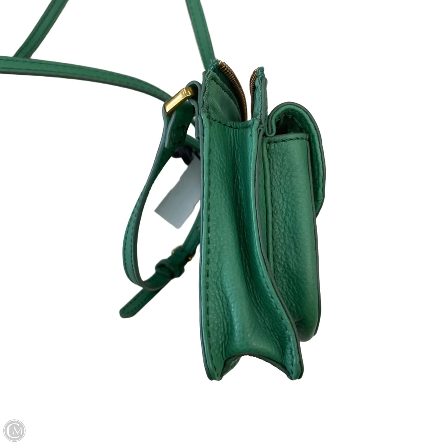 Handbag Leather By Fossil, Size: Small