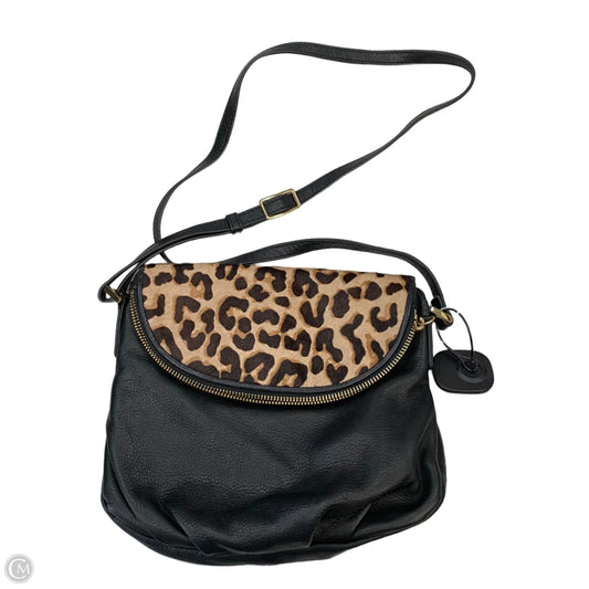 Handbag Leather By Margot, Size: Medium