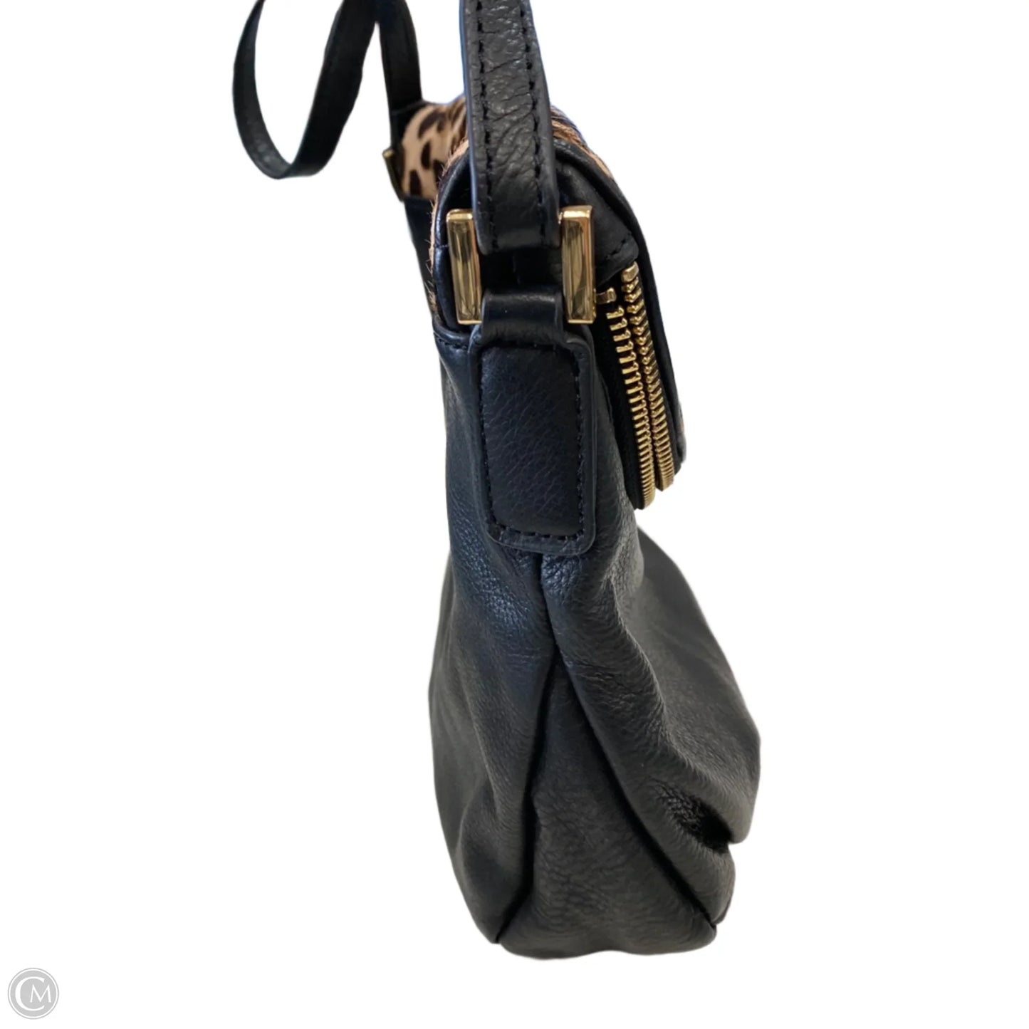 Handbag Leather By Margot, Size: Medium