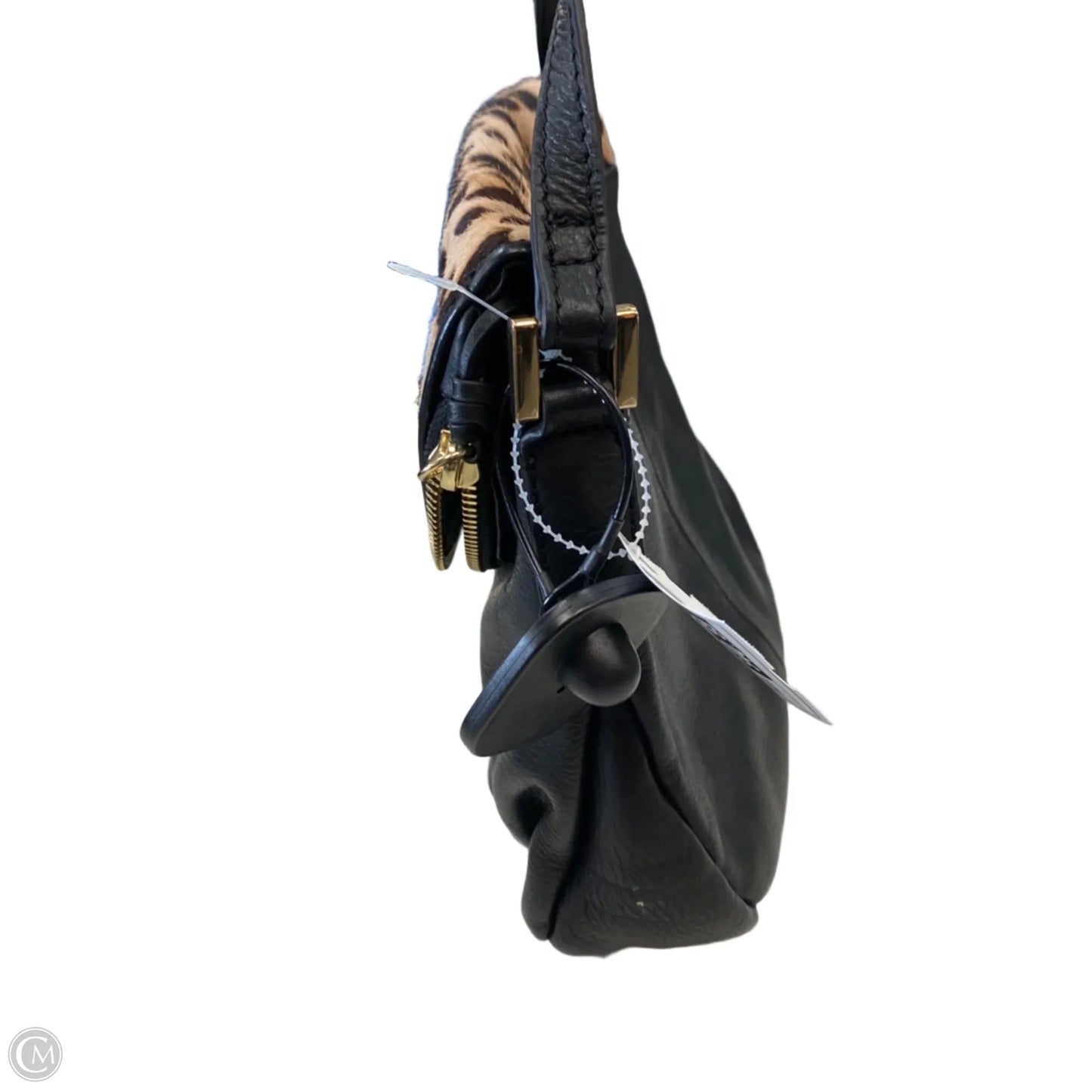 Handbag Leather By Margot, Size: Medium