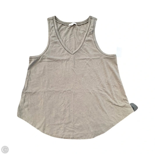Top Sleeveless By Z Supply In Green, Size: L