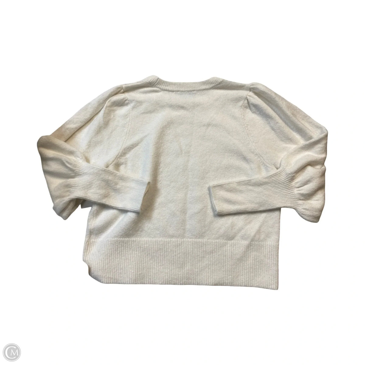 Sweater By Cece In White, Size: L