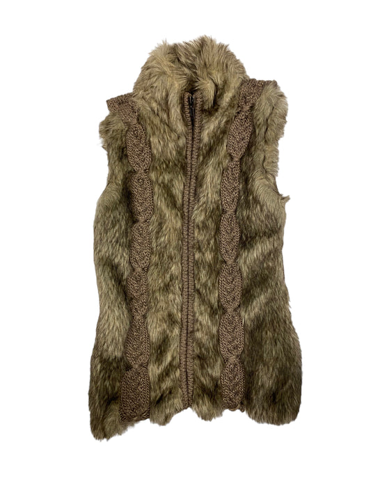 Vest Faux Fur & Sherpa By Fenn Wright Manson In Brown, Size: Xs