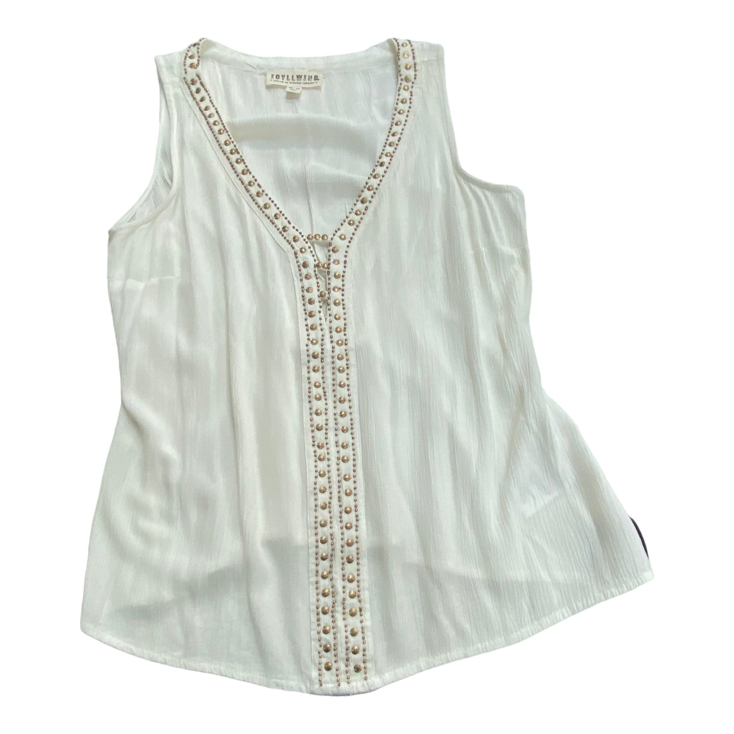 White Top Sleeveless idyllwind, Size Xs