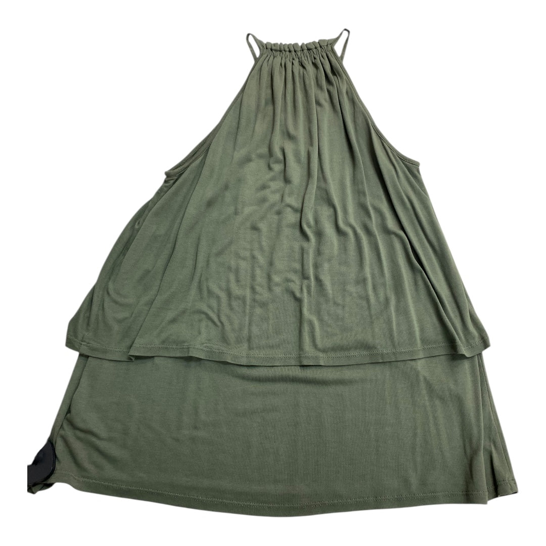 Top Sleeveless By Loft In Green, Size: Xs