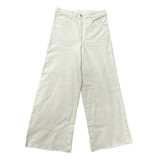White Jeans Wide Leg H&m, Size 8