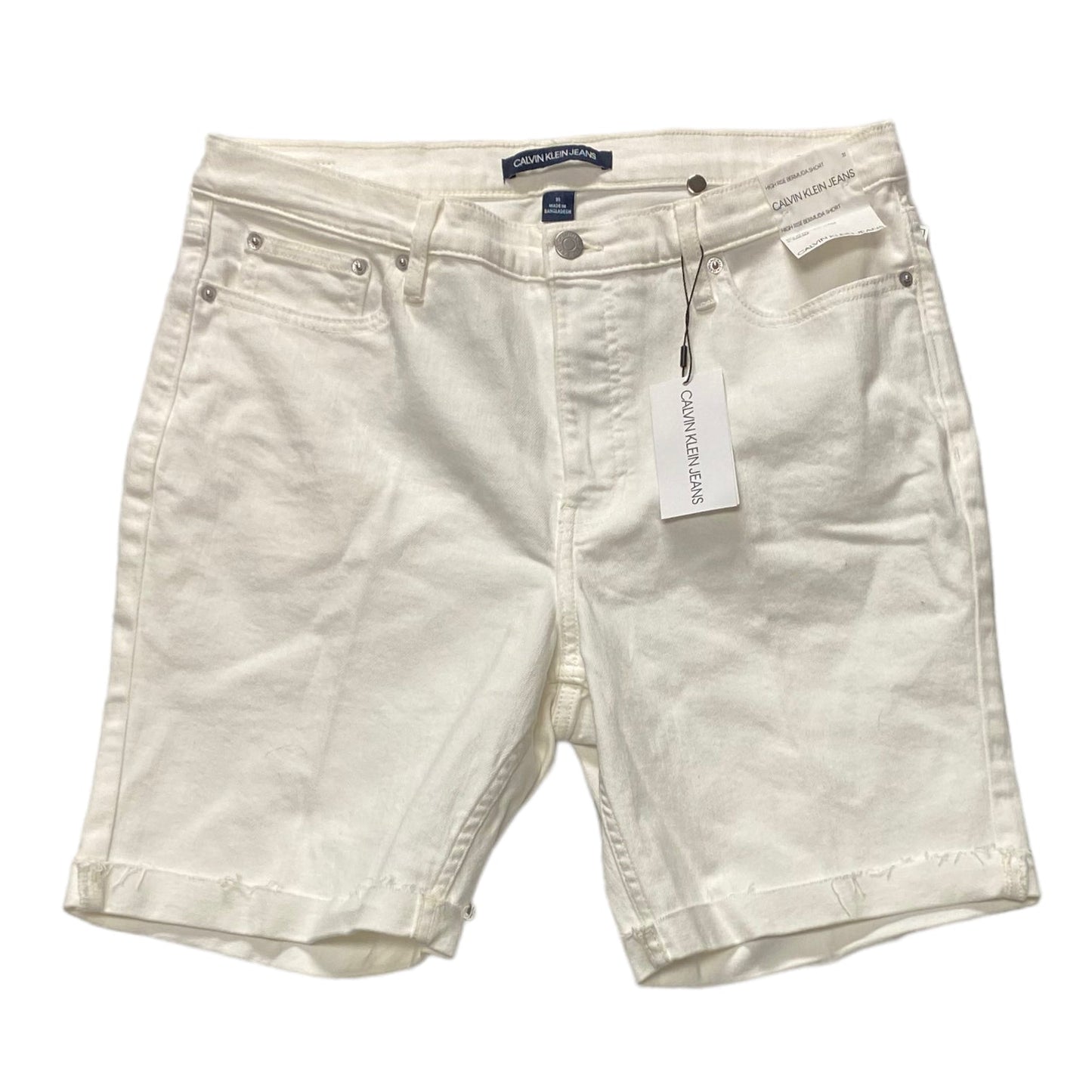 White Shorts Calvin Klein, Size 12