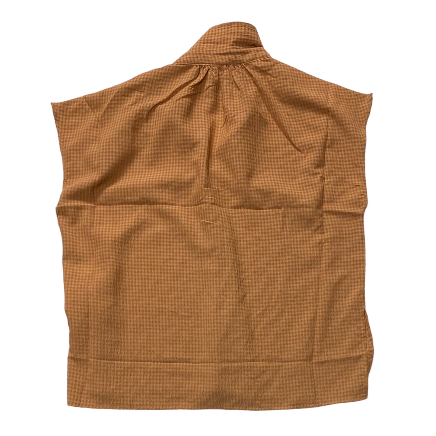 Brown Top Short Sleeve Max Studio, Size L