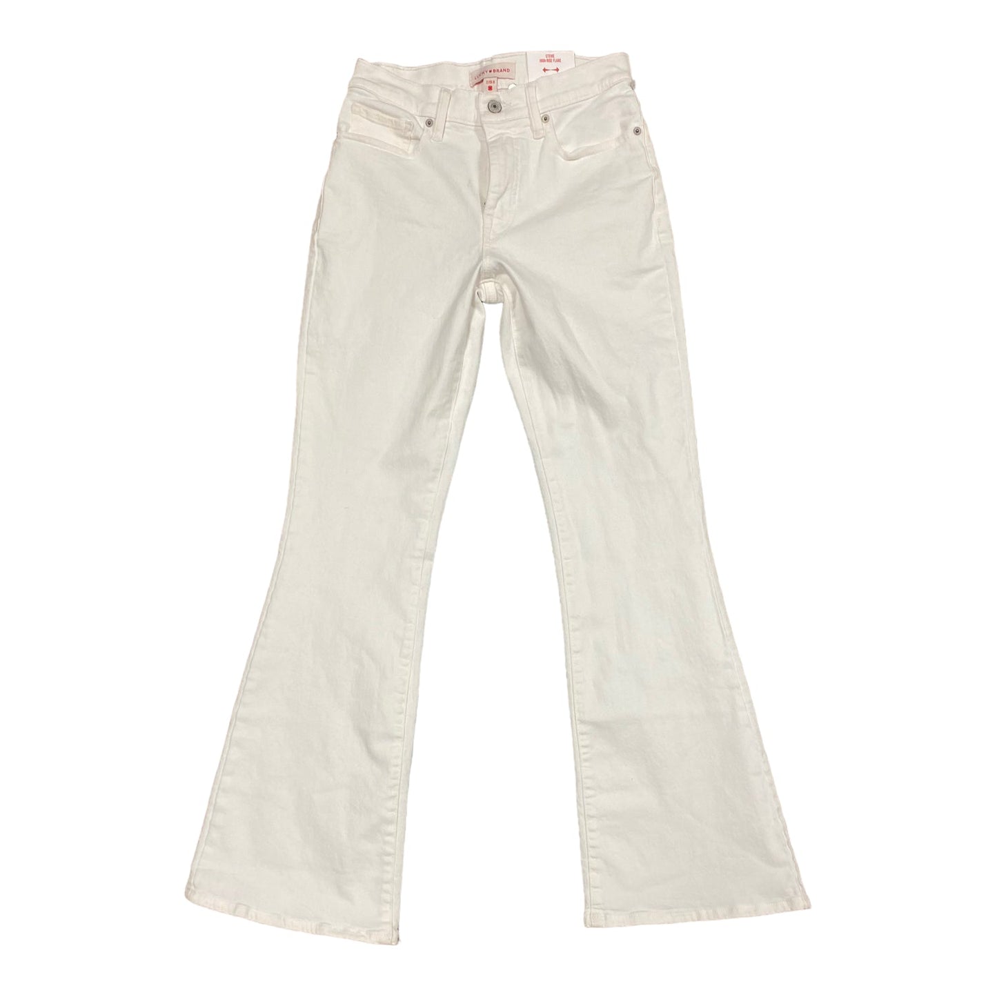 White Jeans Flared Lucky Brand, Size 2