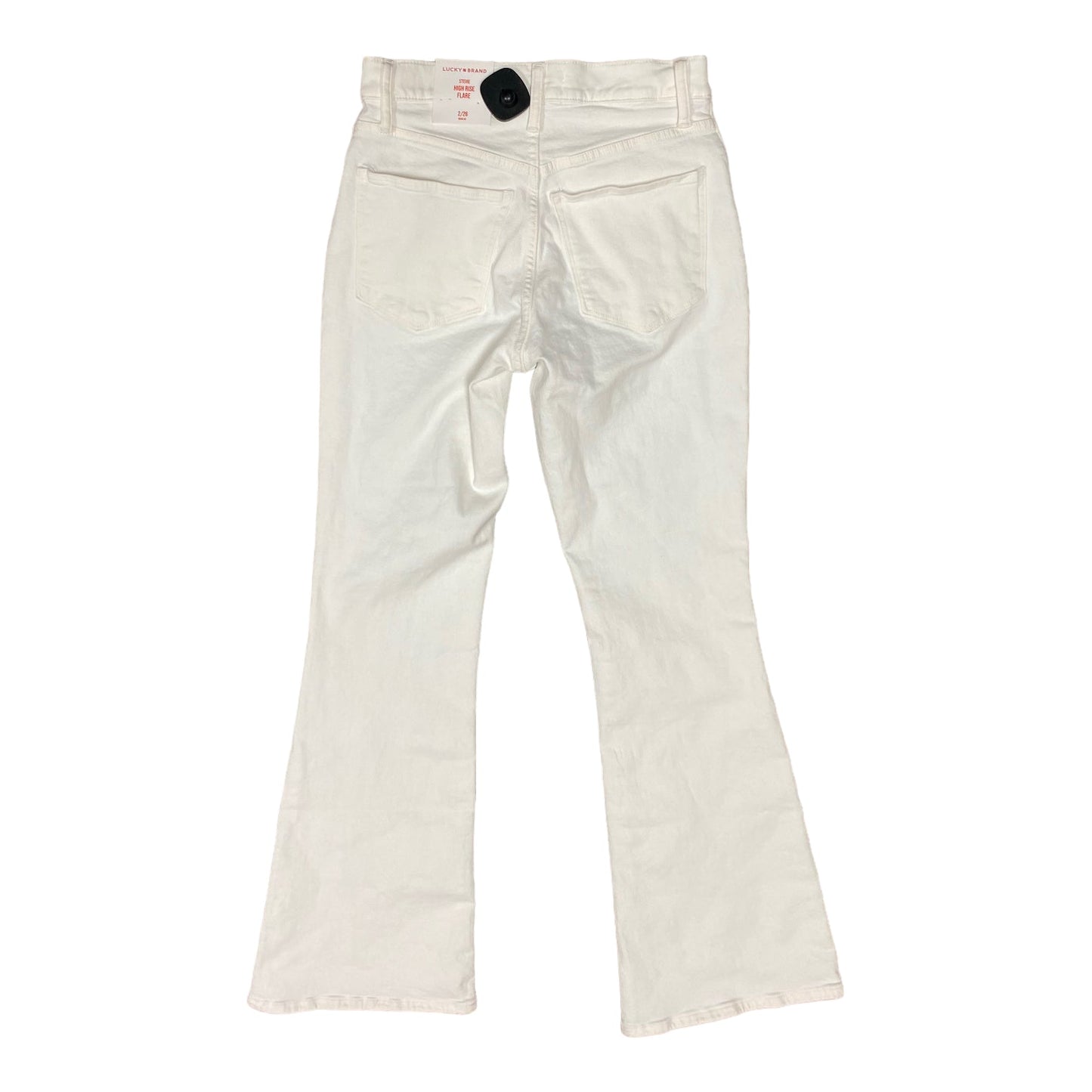White Jeans Flared Lucky Brand, Size 2