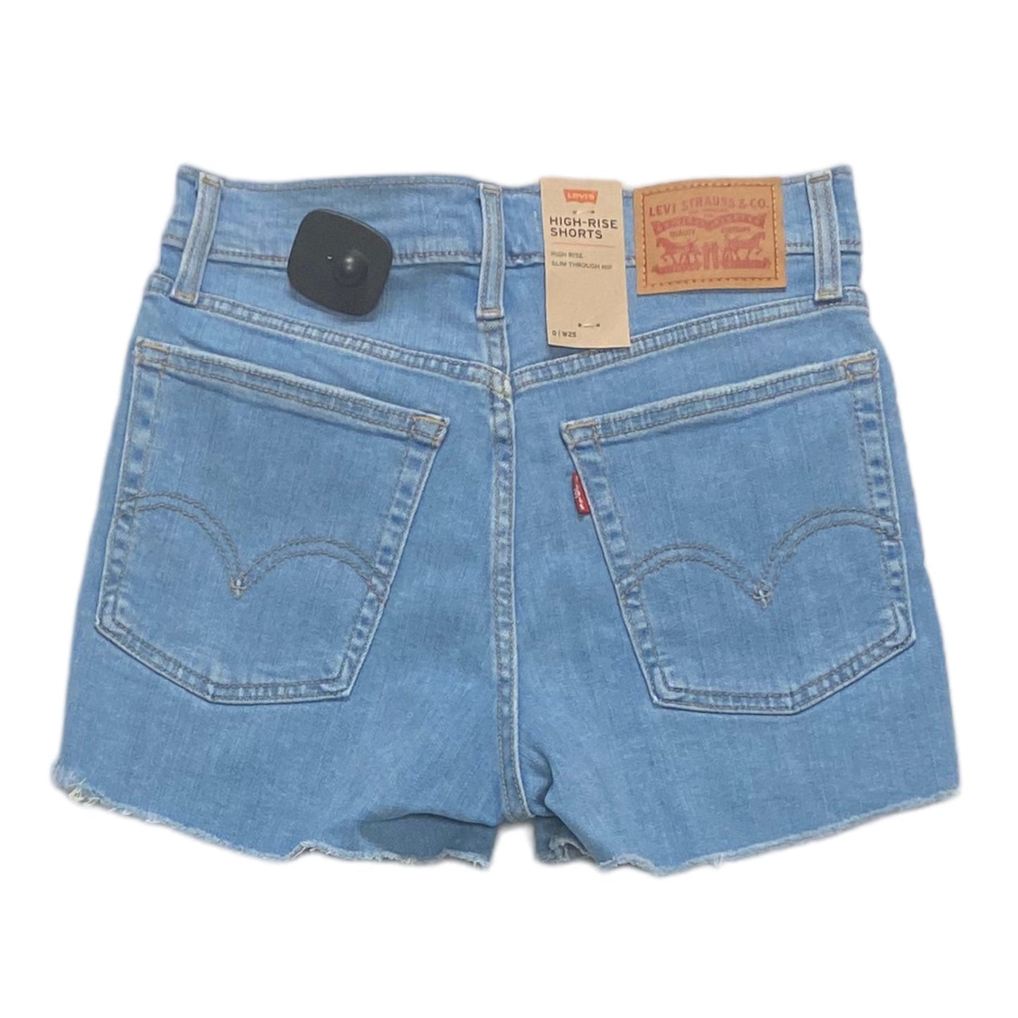 Blue Denim Shorts Levis, Size 0