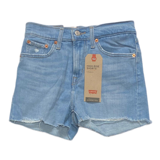 Blue Denim Shorts Levis, Size 0