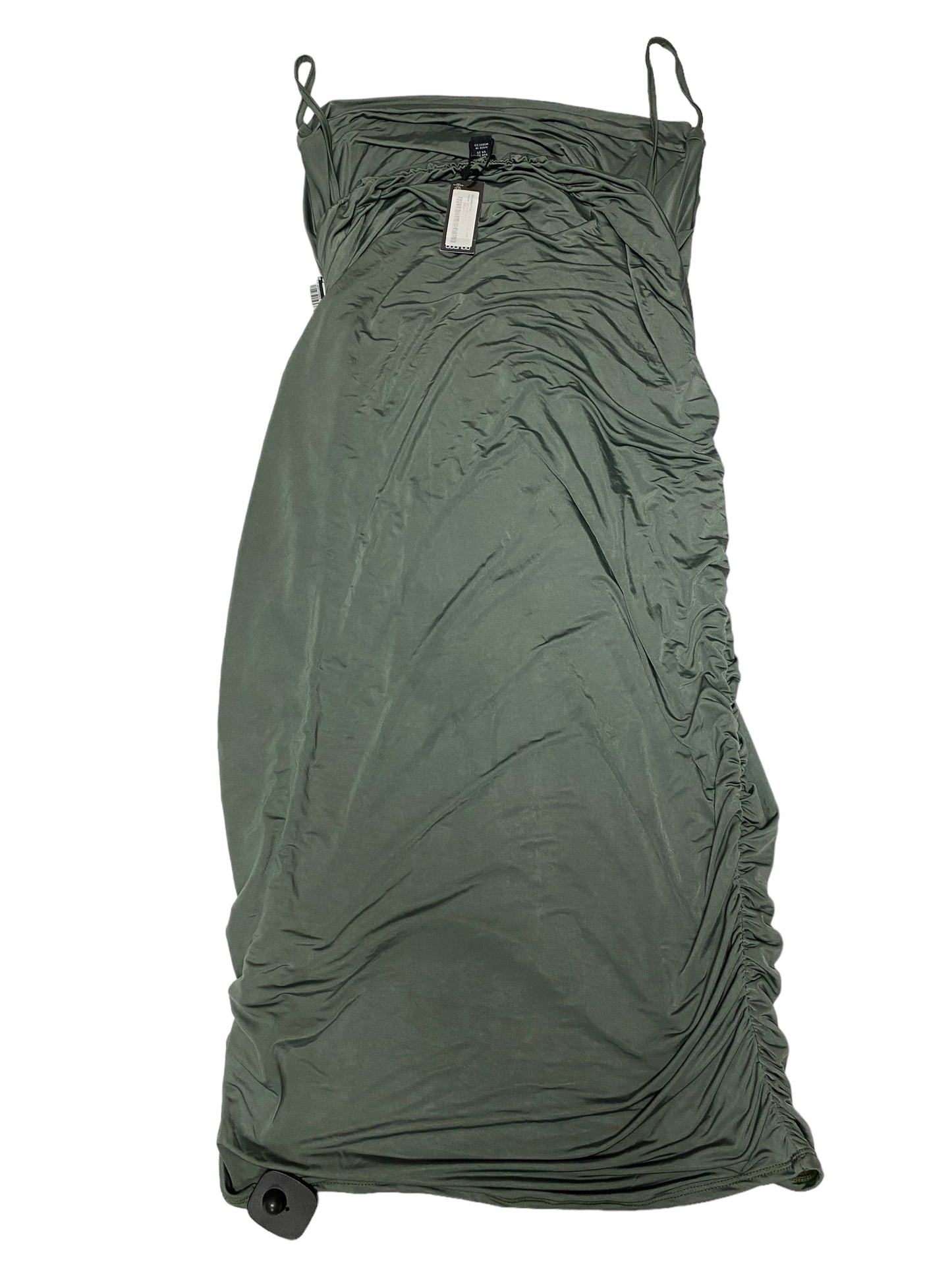 Green Dress Casual Maxi Boohoo Boutique, Size 20
