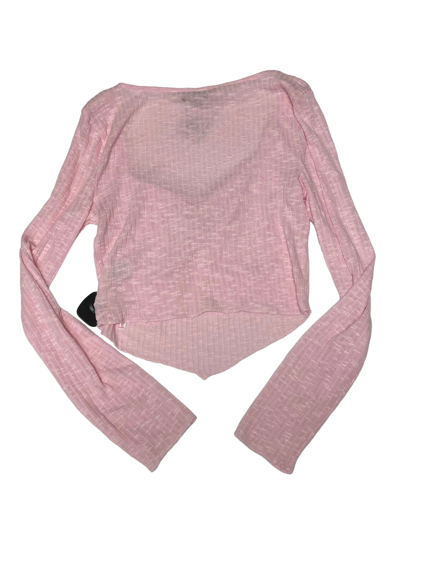 Pink Top Long Sleeve Wild Fable, Size L