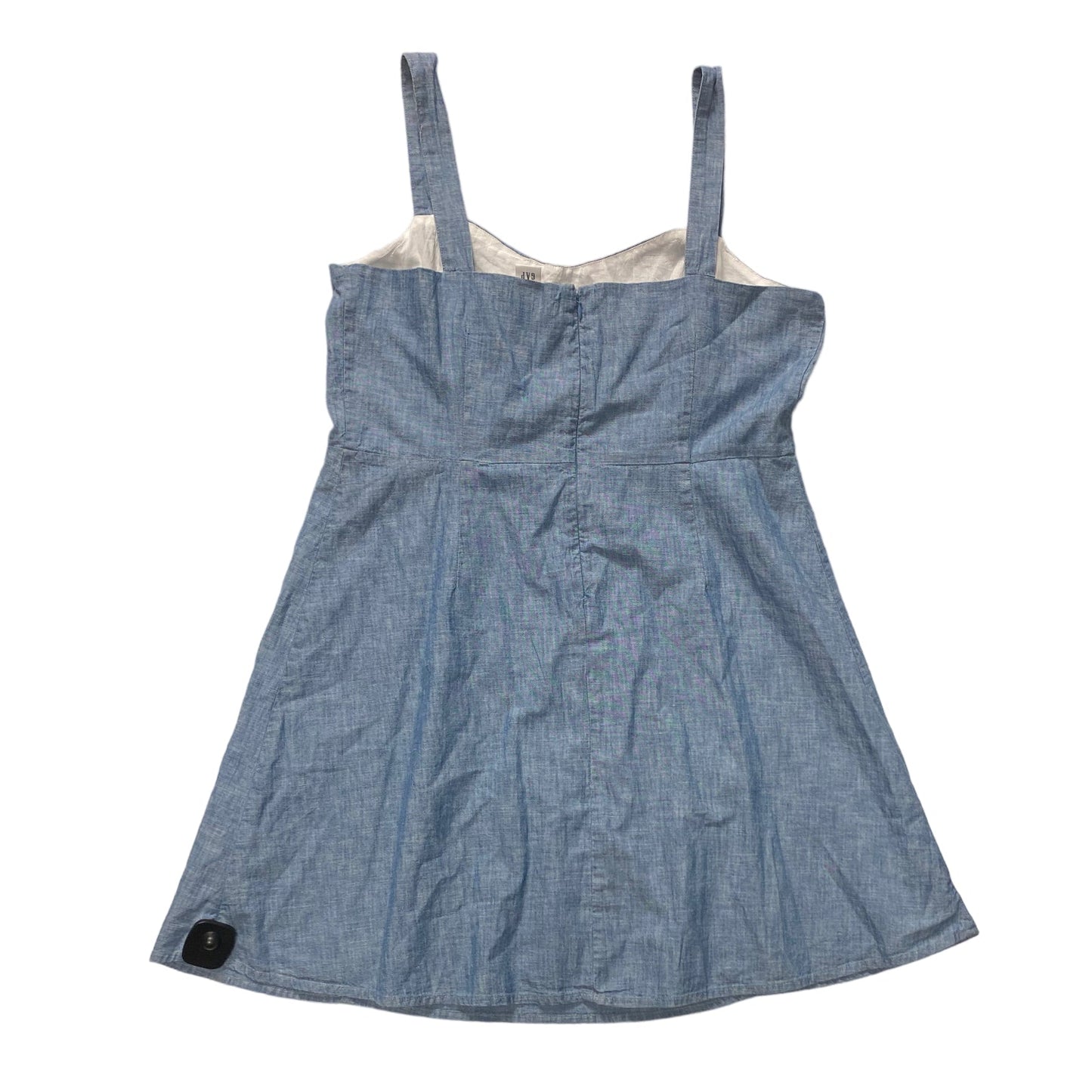 Blue Dress Casual Midi Gap, Size 16