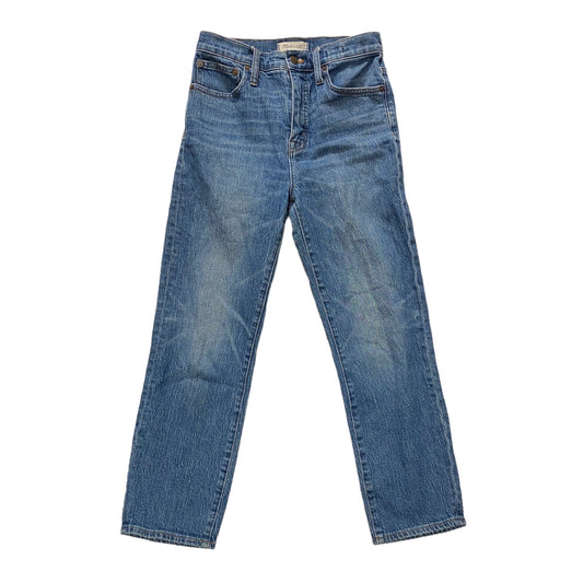 Blue Denim Jeans Straight Madewell, Size 0