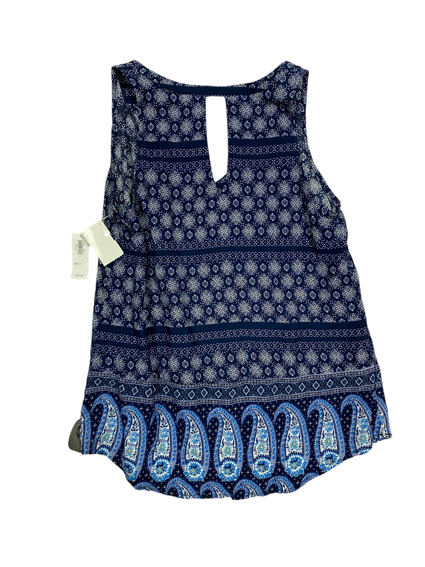 Blue Top Sleeveless Old Navy, Size Xs