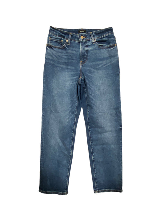 Blue Denim Jeans Straight Express, Size 4