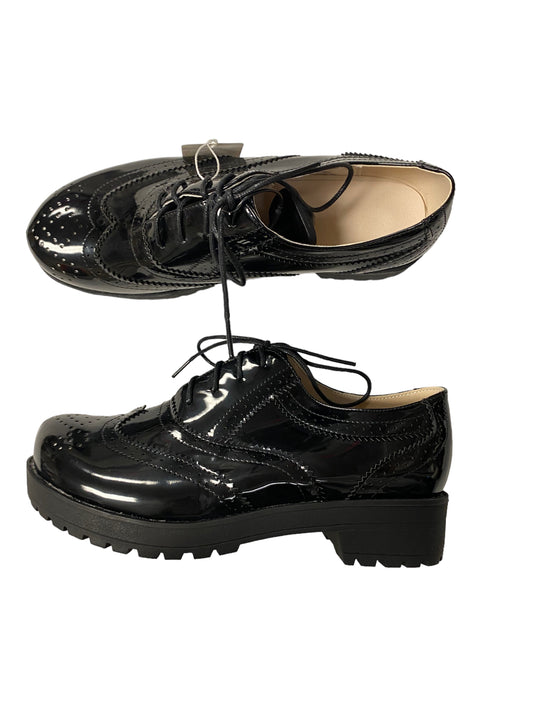 Black Shoes Flats Cmc, Size 11